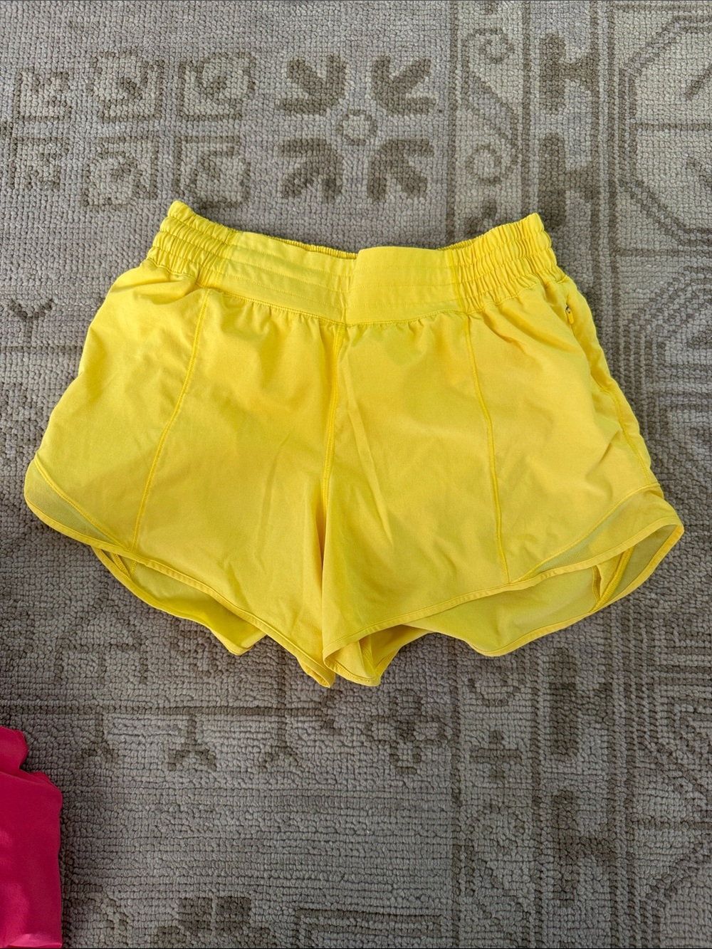 lululemon athletica Bright Yellow Women's Athletic Shorts